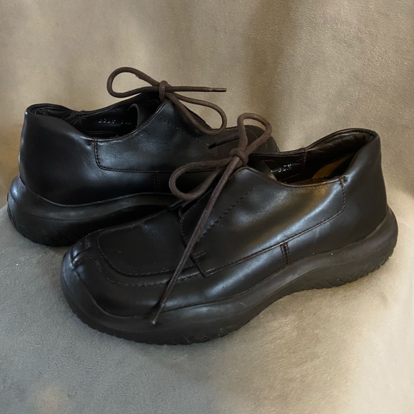 Prada Women’s Platform Oxford Brown 5.5 US | 35.5 - Picture 6 of 12